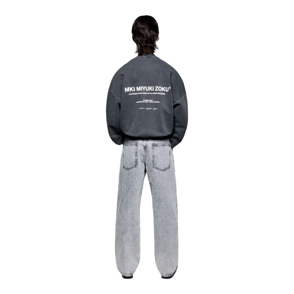DESIGN STUDIO CREWNECK SWEAT PIGMENT BLACK