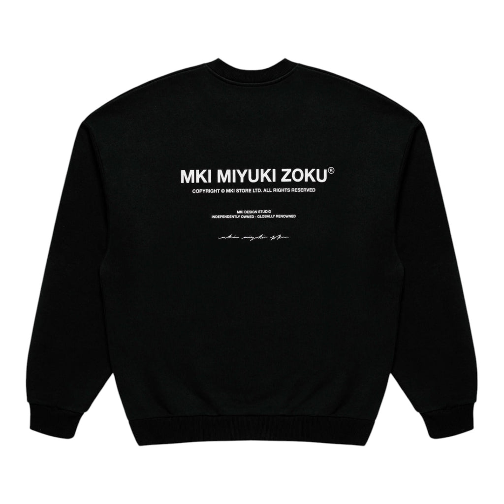 DESIGN STUDIO CREWNECK SWEAT BLACK