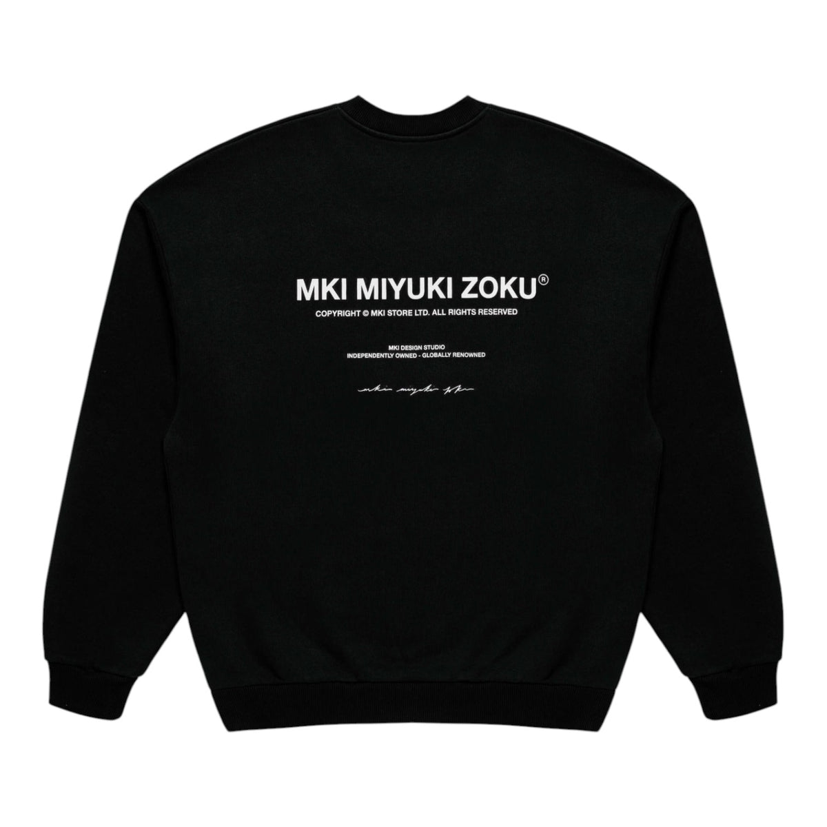 DESIGN STUDIO CREWNECK SWEAT BLACK
