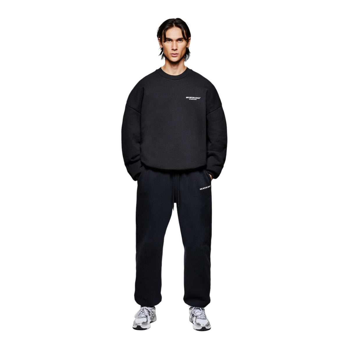 DESIGN STUDIO CREWNECK SWEAT BLACK