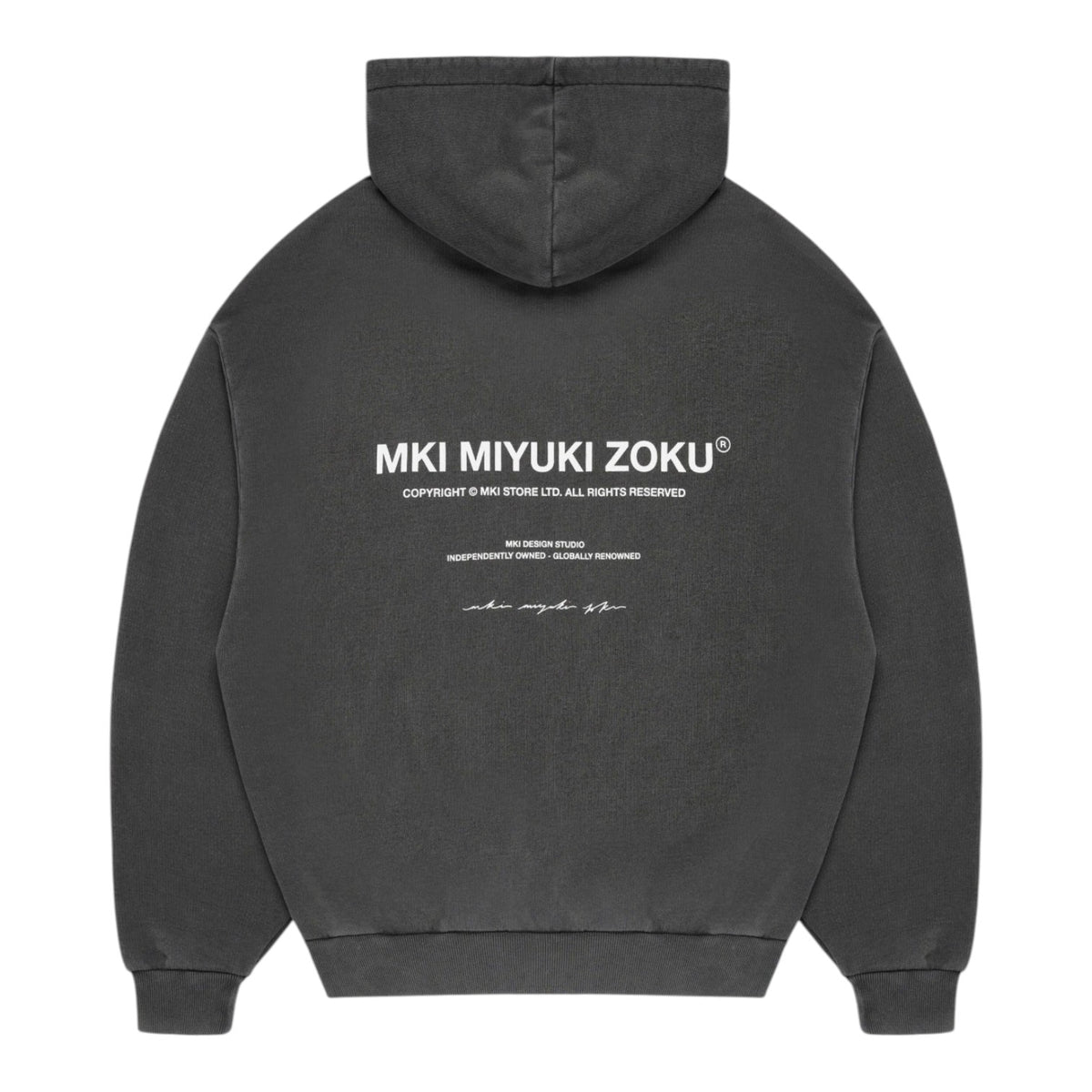 DESIGN STUDIO HOODY PIGMENT BLACK