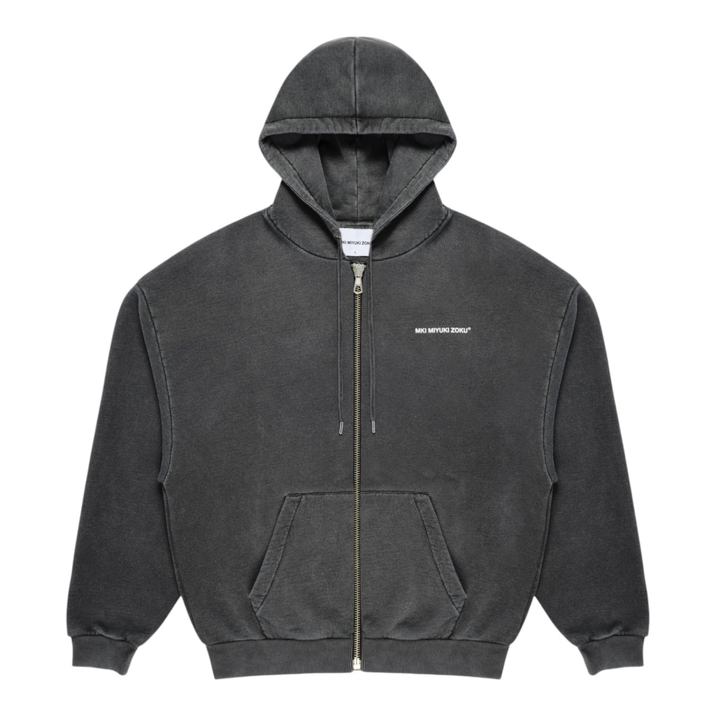UNIFORM ZIP HOODY PIGMENT BLACK