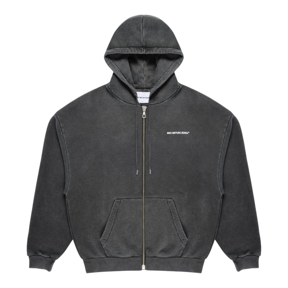 UNIFORM ZIP HOODY PIGMENT BLACK