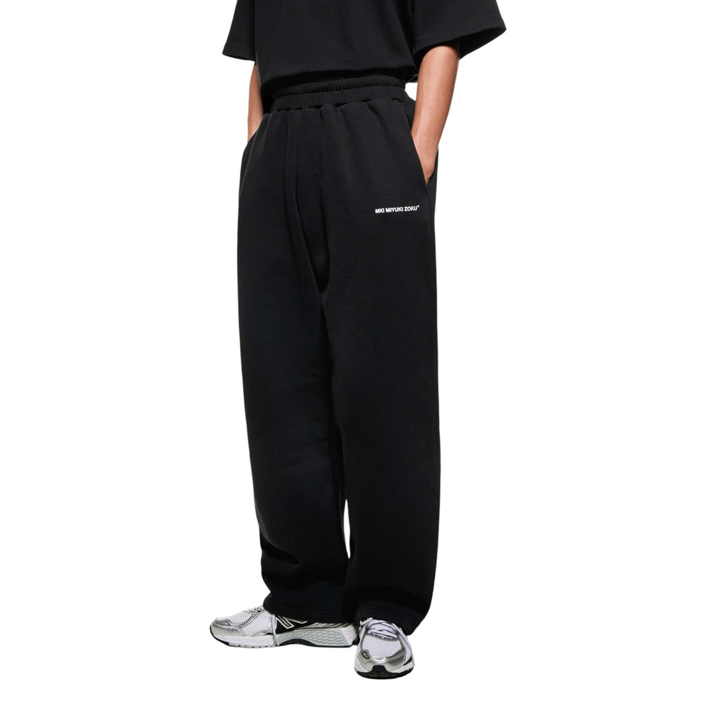 UNIFORM WIDE LEG JOGGERS BLACK