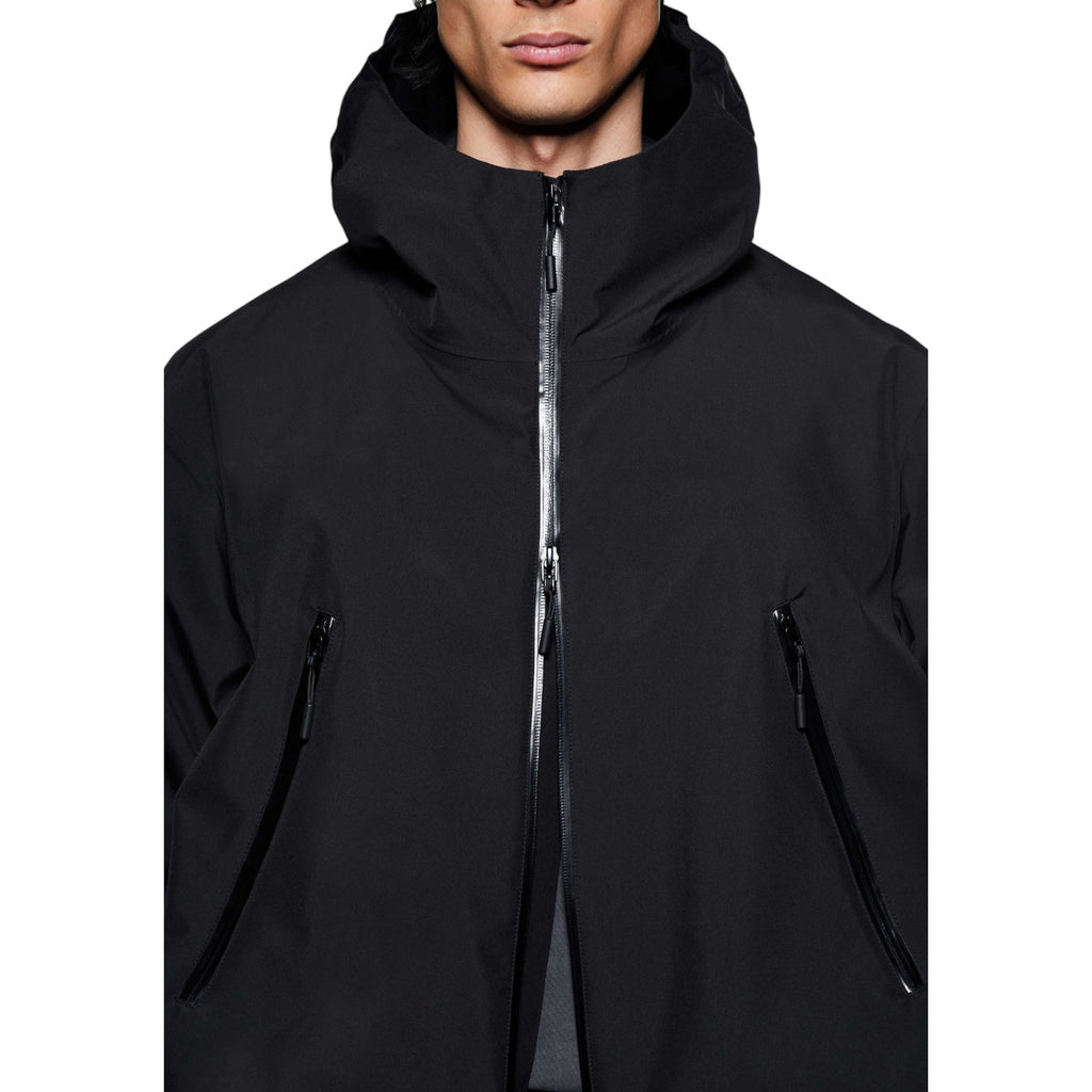 V3 SHELL HOODED JACKET BLACK
