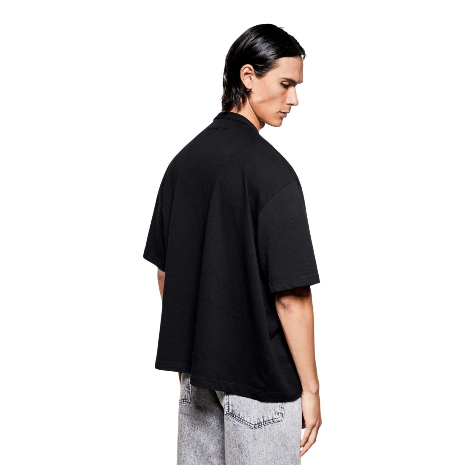 220 Gsm Slub T-Shirt Black
