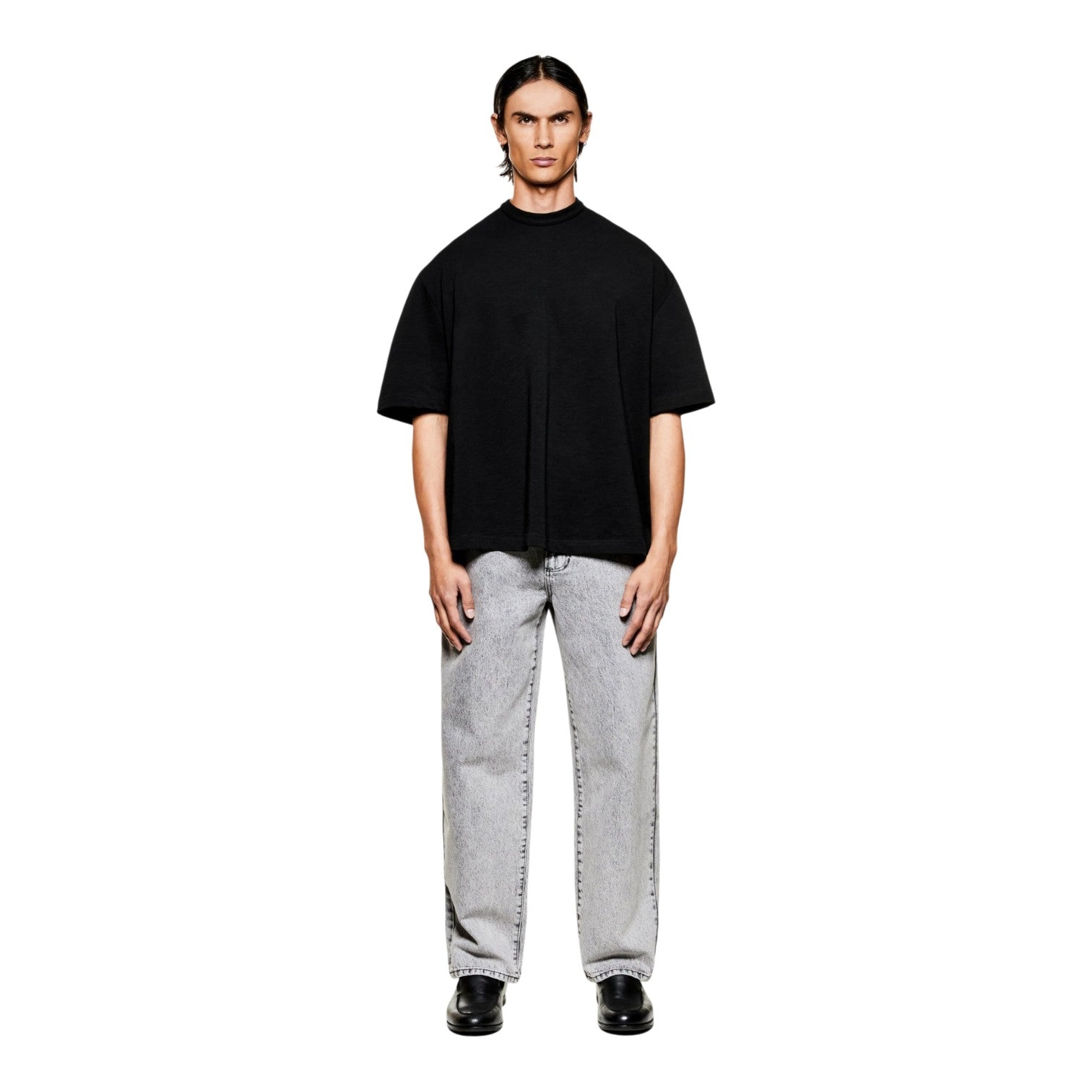220 Gsm Slub T-Shirt Black