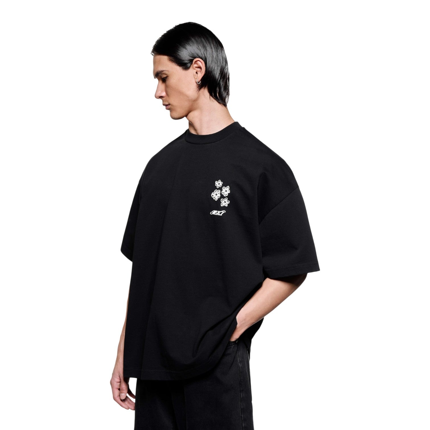 Hibiscus T-Shirt Black