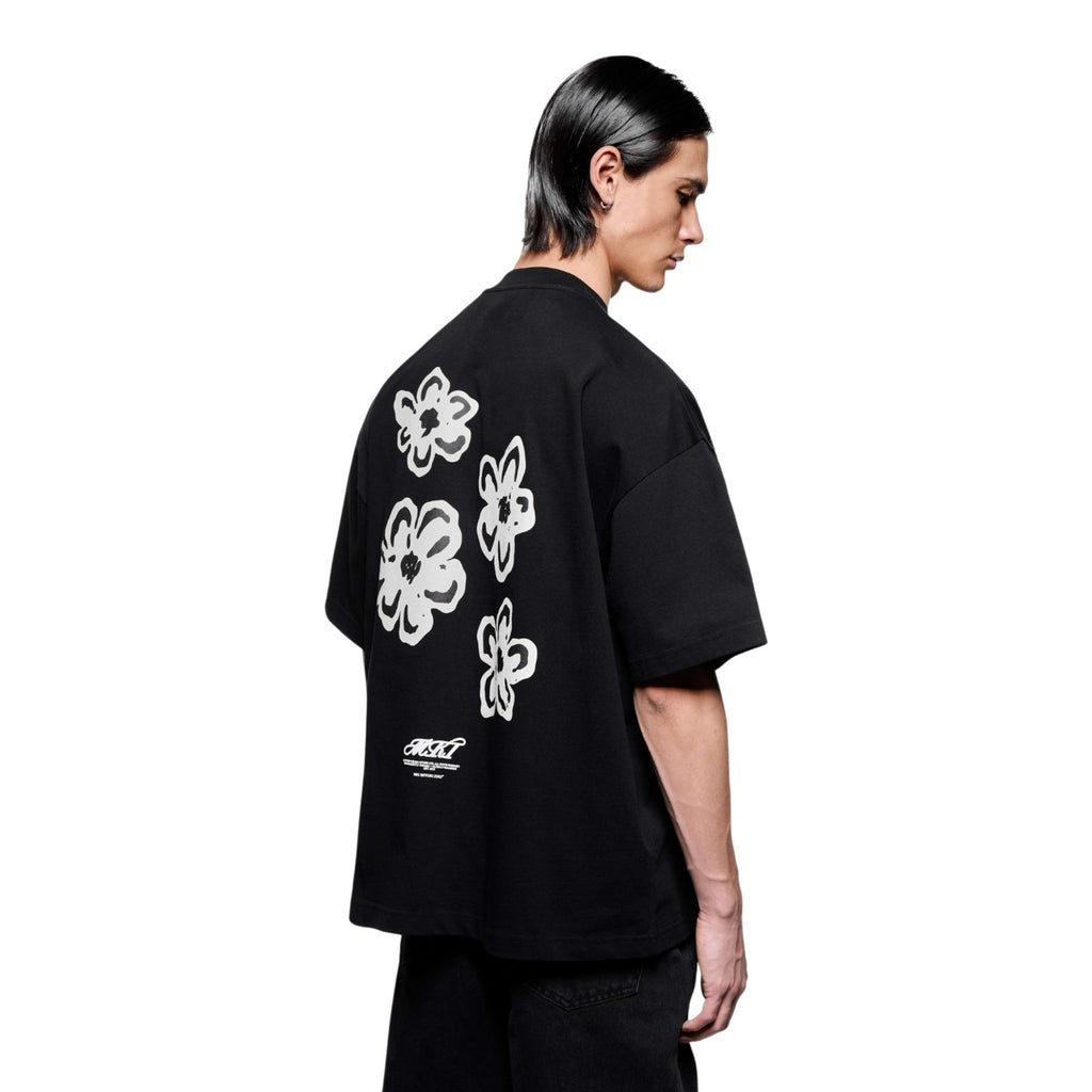Hibiscus T-Shirt Black