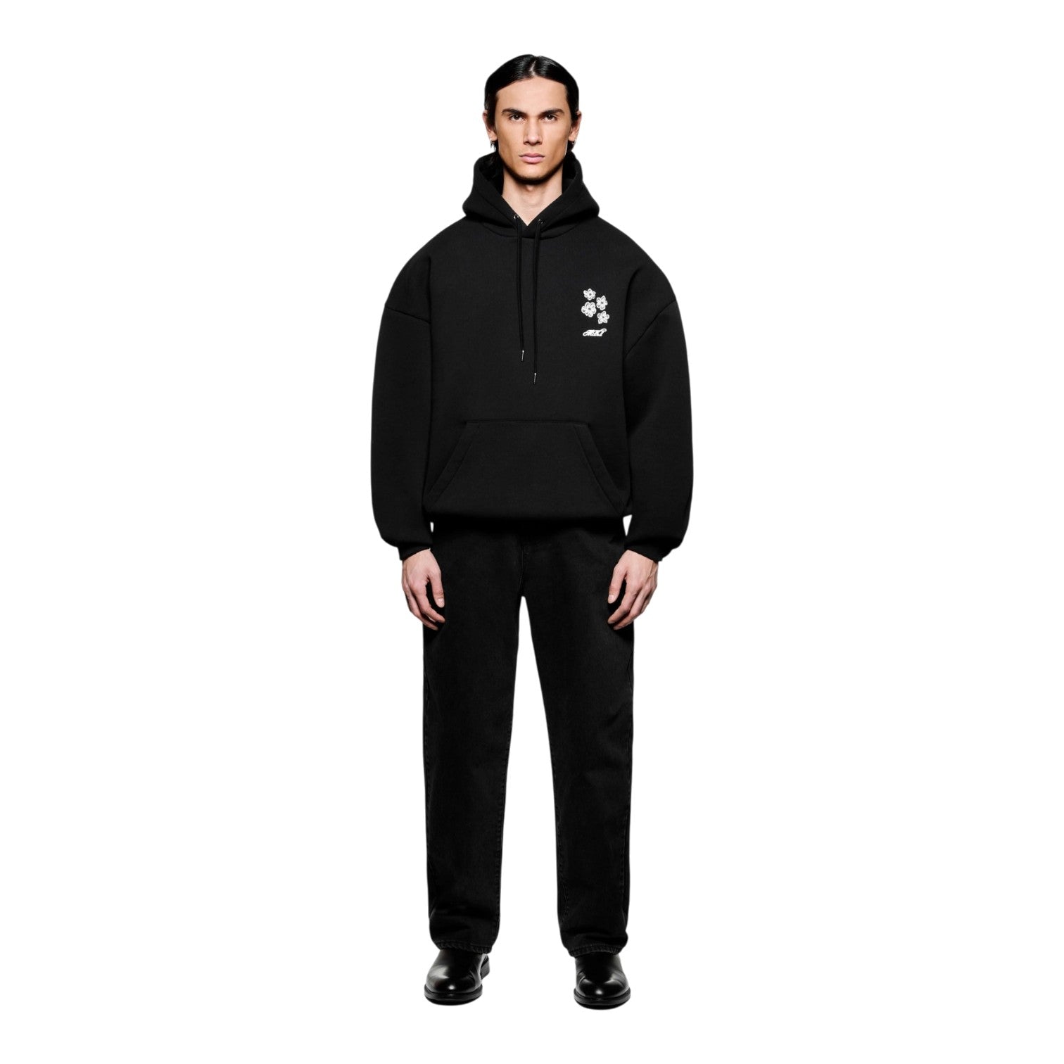 Hibiscus Hoody Black
