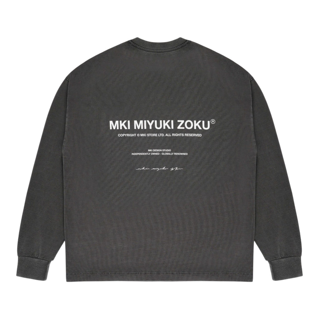 Design Studio Long Sleeve T-Shirt Pigment Black
