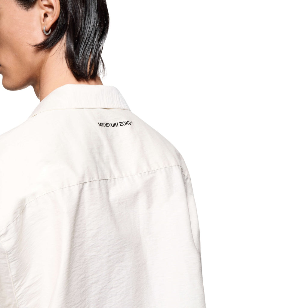 Botanical Print Vacation Shirt White