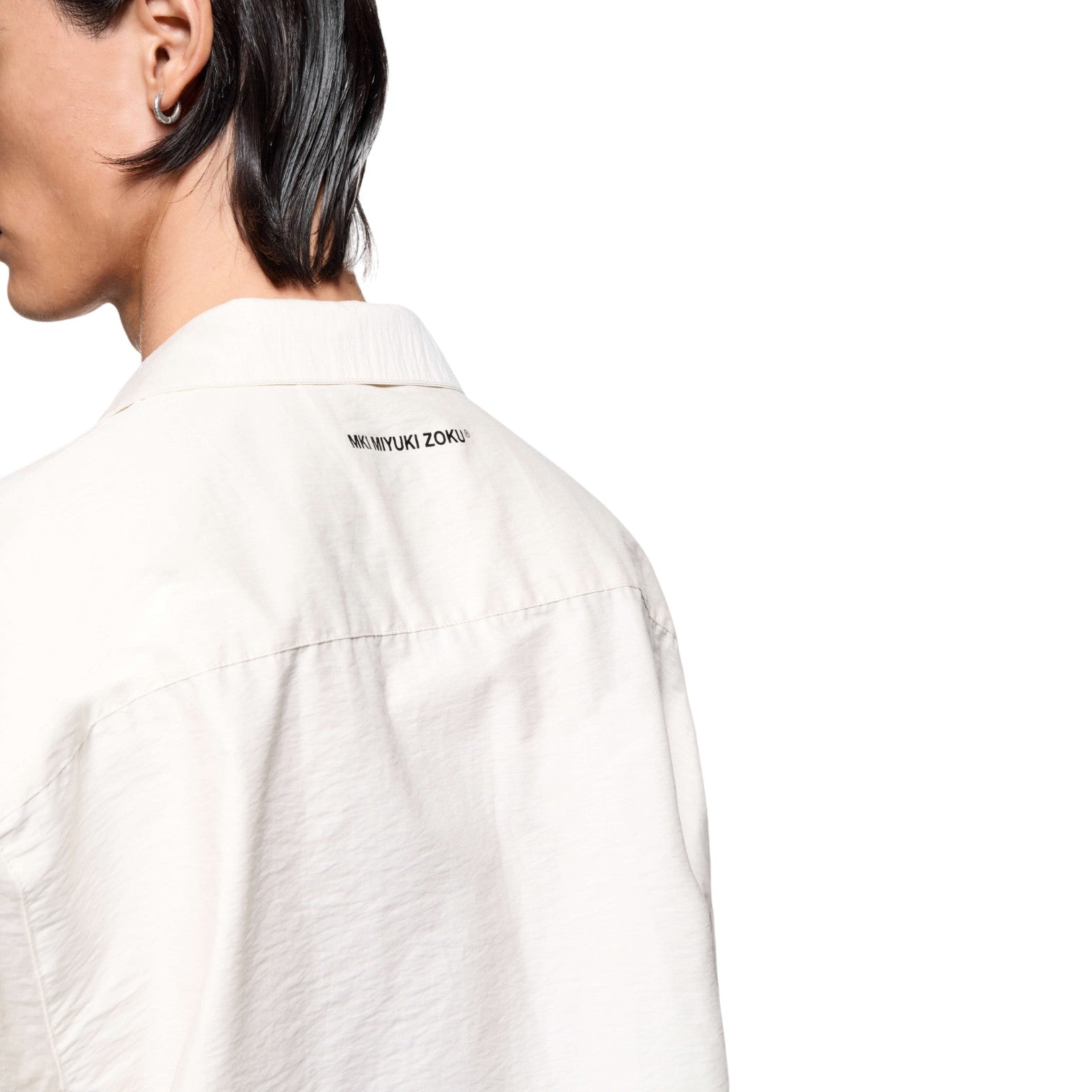 Botanical Print Vacation Shirt White