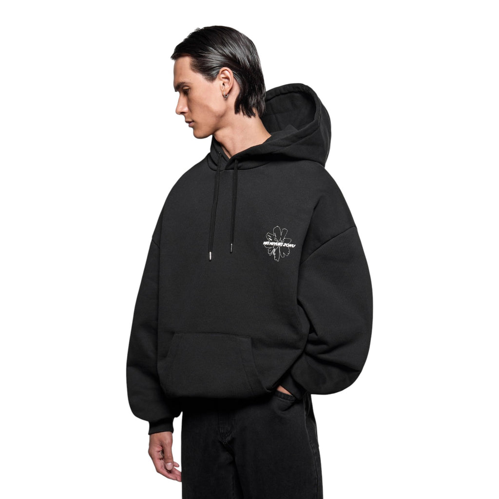 Wildflower Hoodie Black