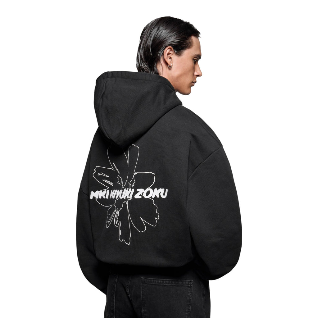 Wildflower Hoodie Black
