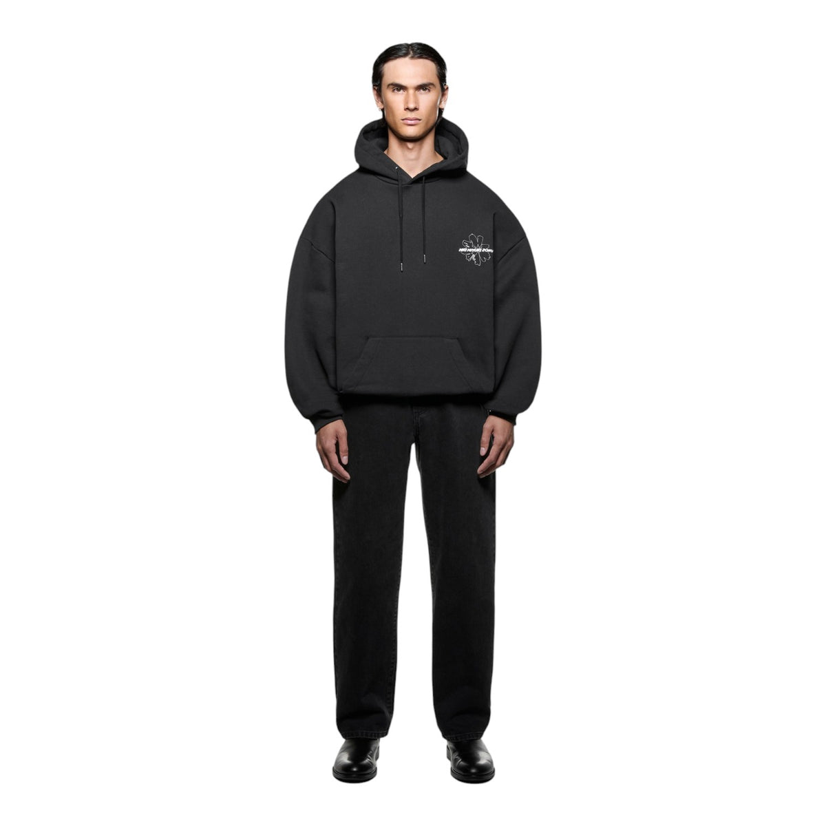 Wildflower Hoodie Black