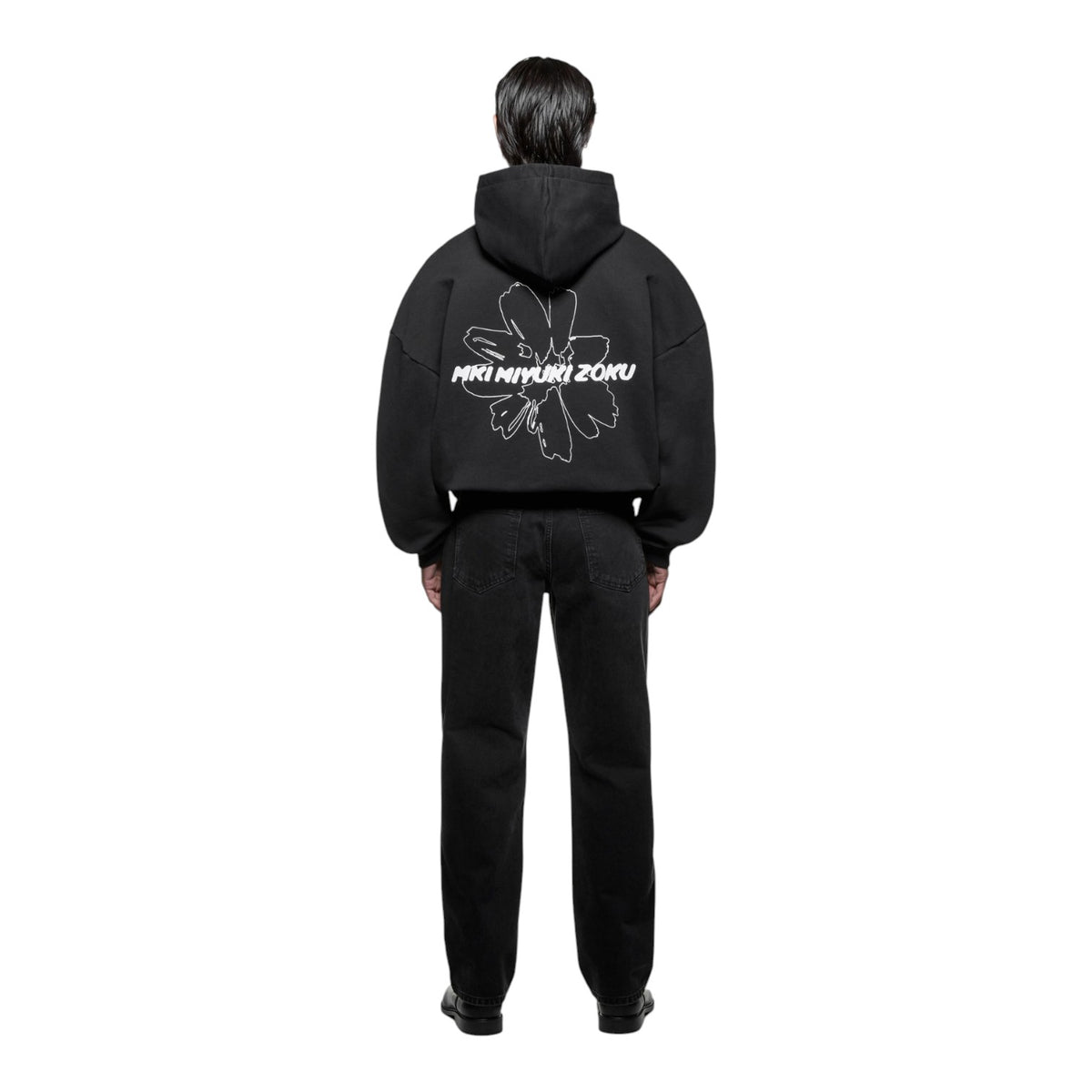 Wildflower Hoodie Black