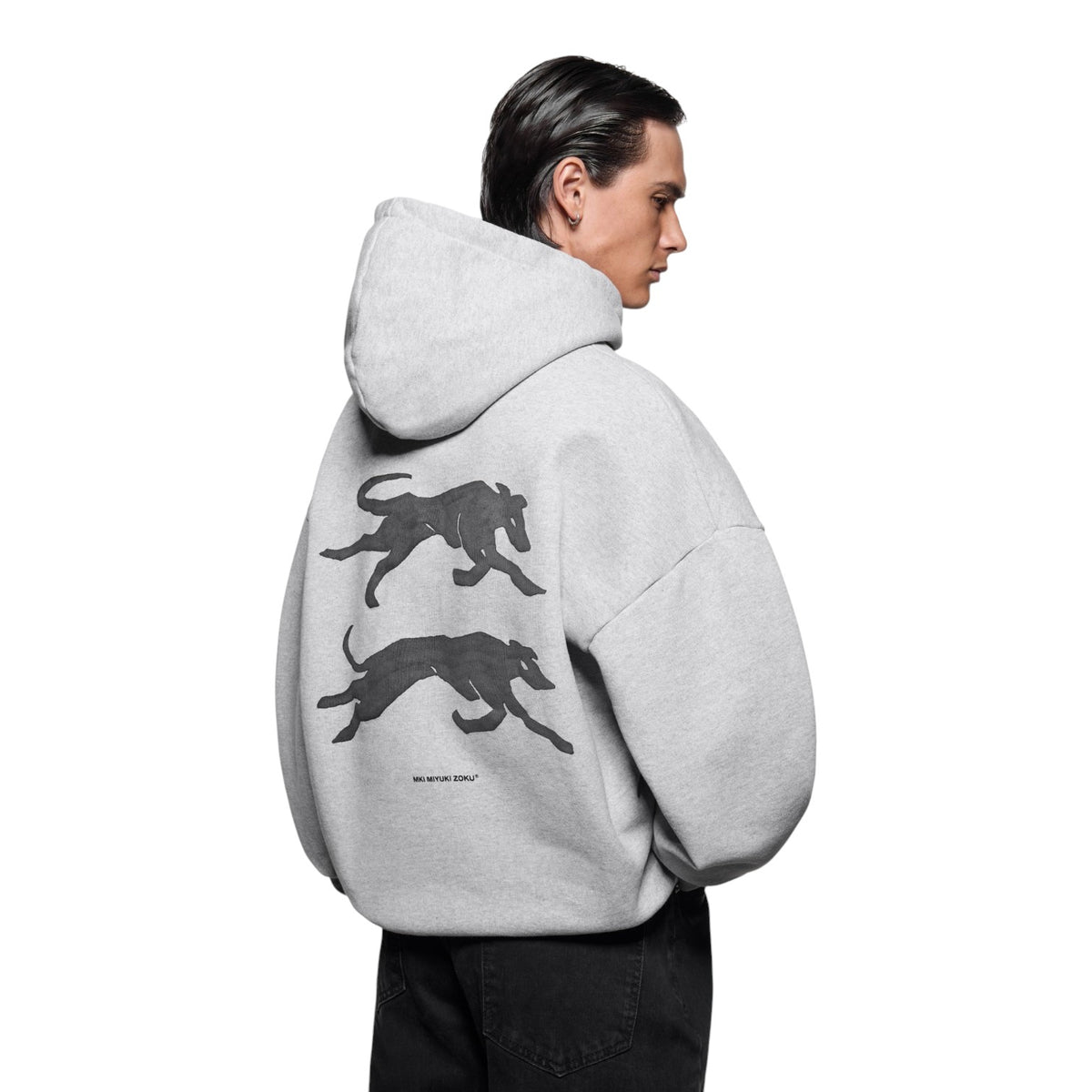 Greyhound Hoodie Grey
