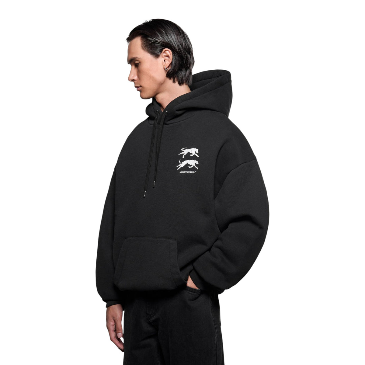 Greyhound Hoodie Black