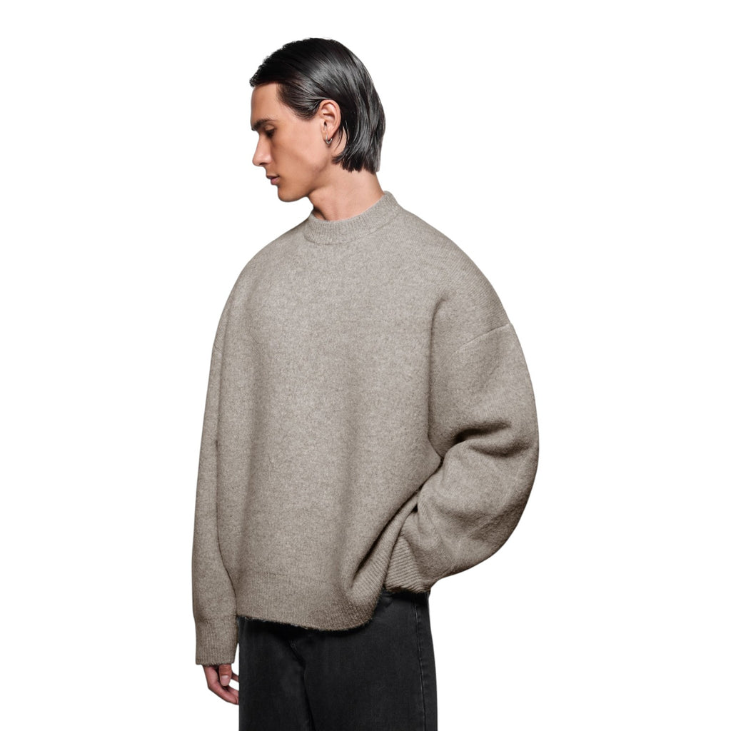 Double Knit Crewneck Sweat Brown