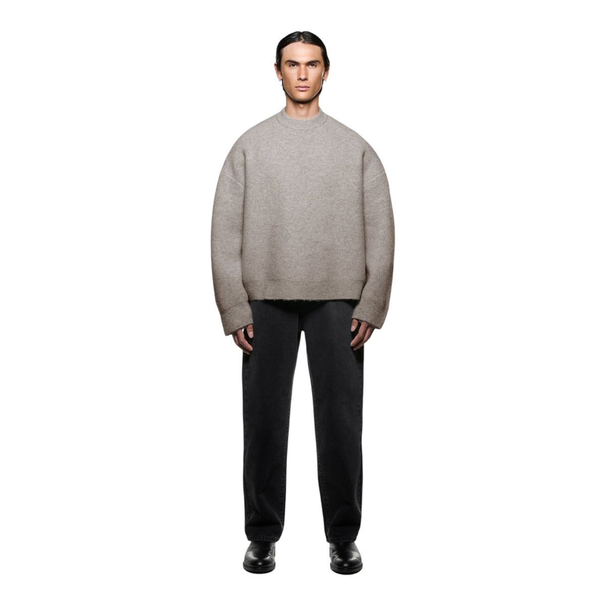 Double Knit Crewneck Sweat Brown