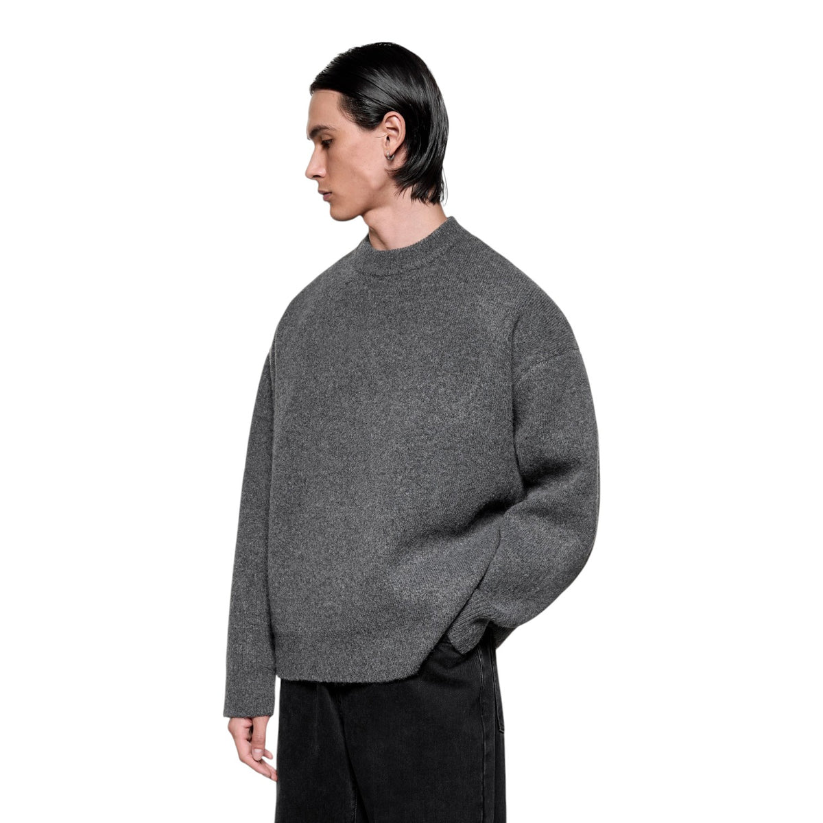Double Knit Crewneck Sweat Charcoal
