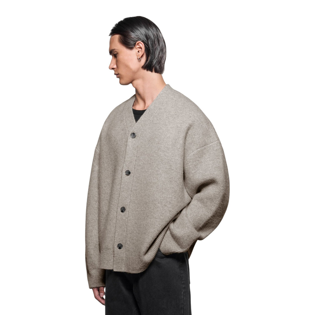 Double Knit Cardigan Brown