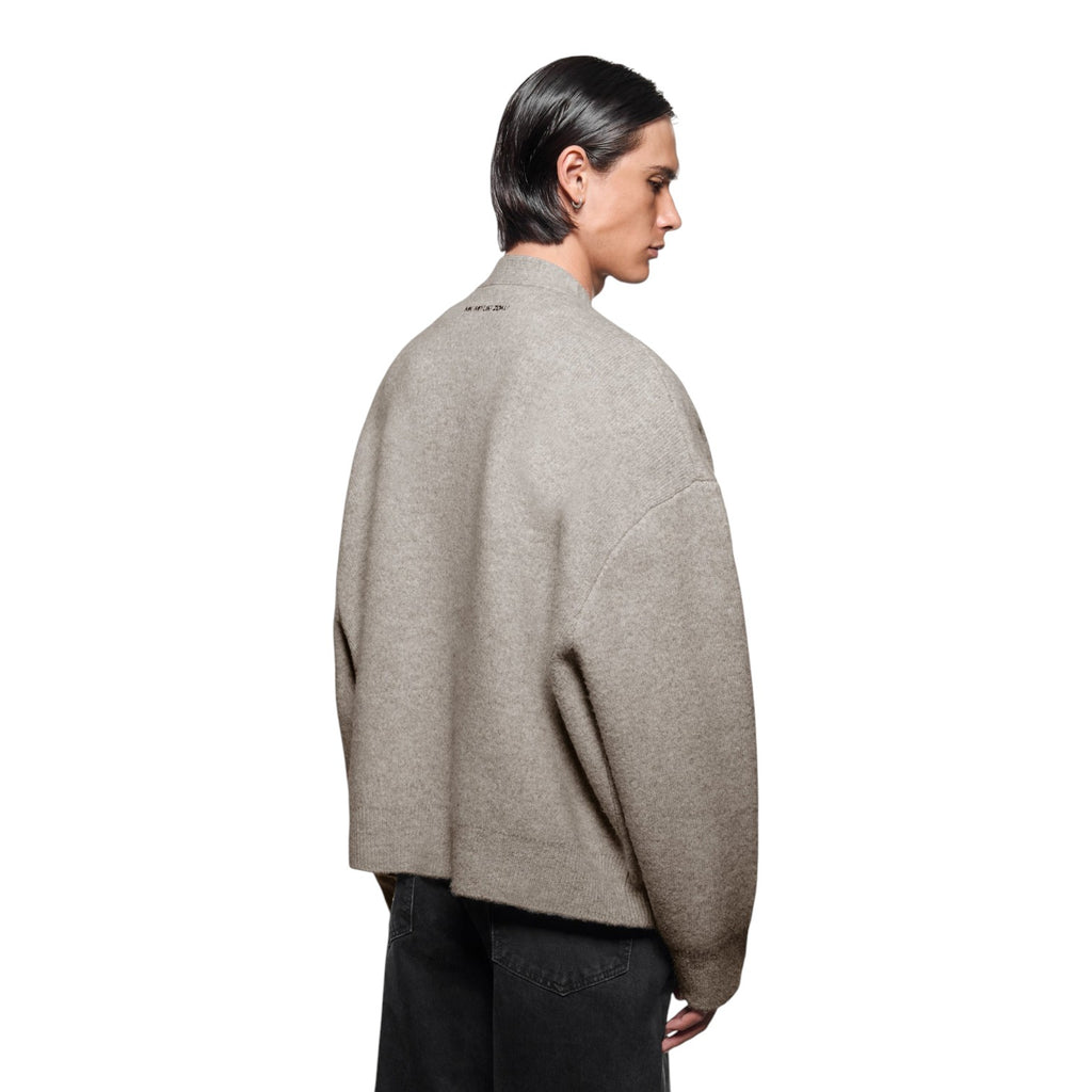 Double Knit Cardigan Brown