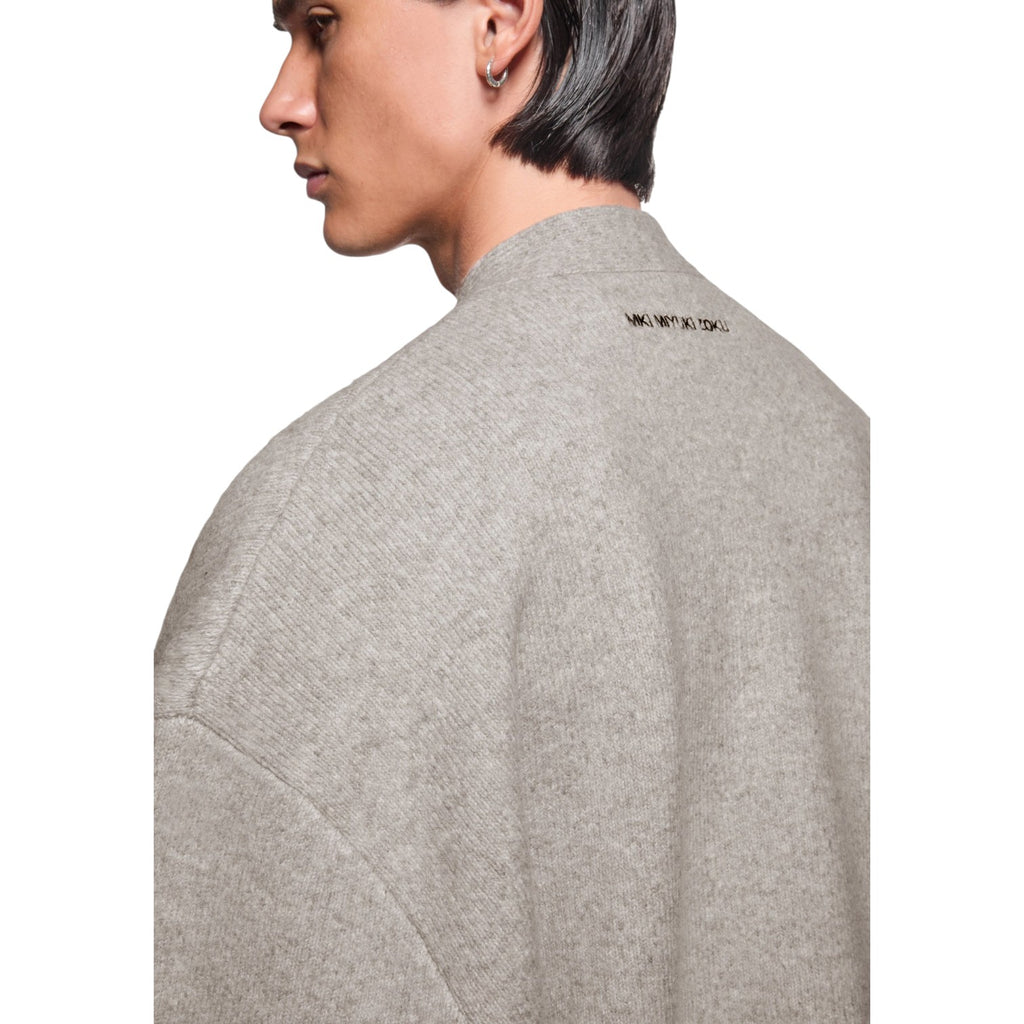 Double Knit Cardigan Brown
