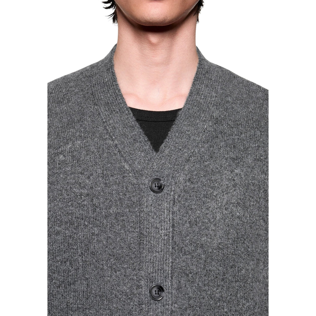 Double Knit Cardigan Charcoal