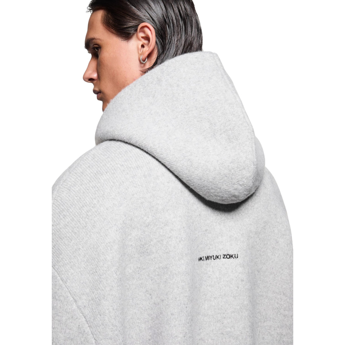 Double Knit Hoodie Ash