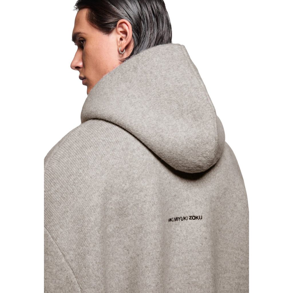 Double Knit Hoodie Brown