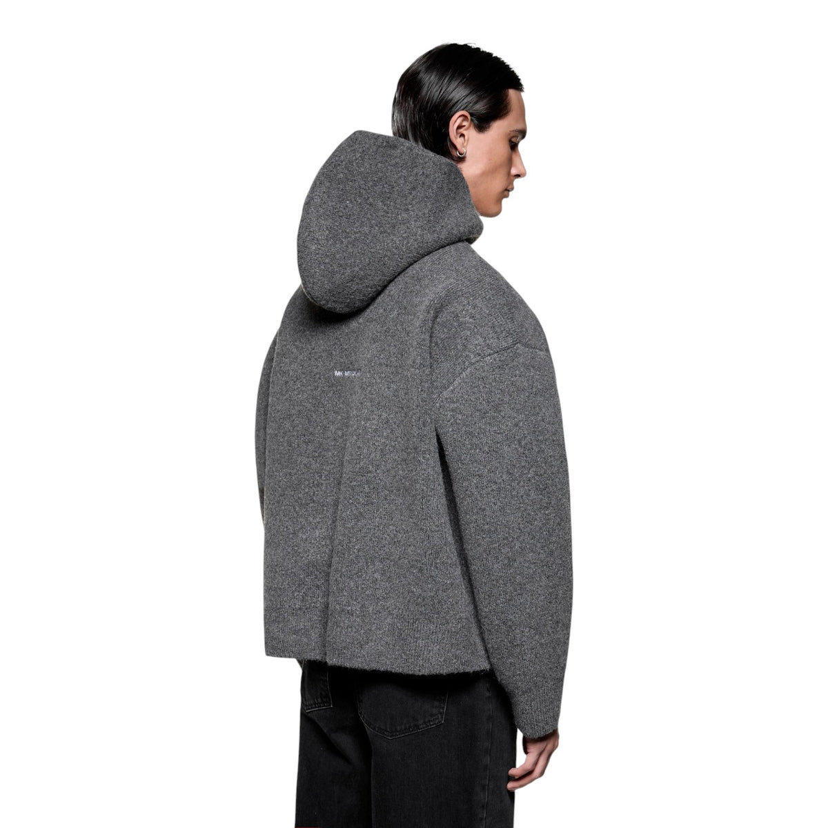 Double Knit Hoodie Charcoal