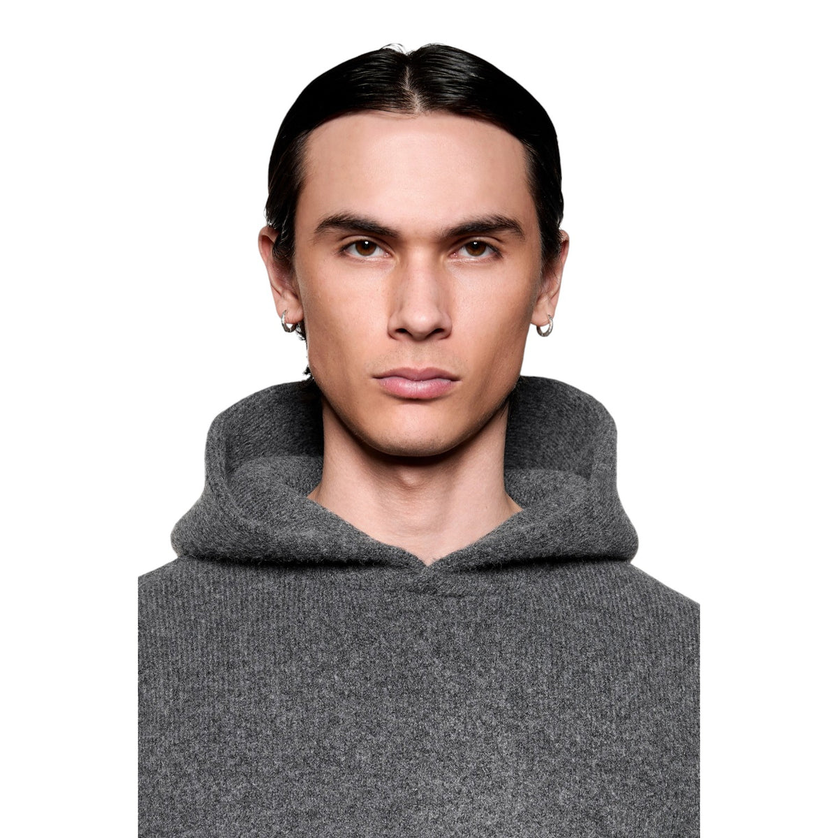 Double Knit Hoodie Charcoal