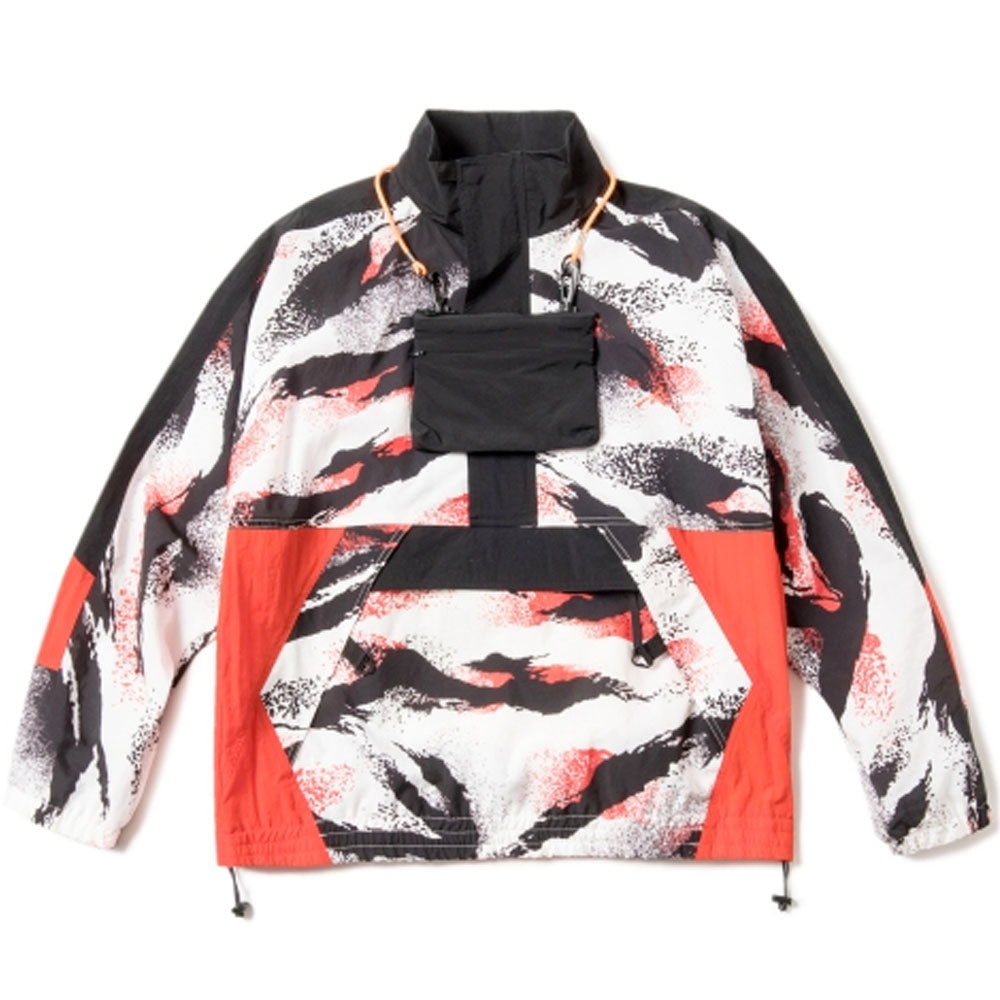 C assic Anorak Men's Track Jacket Camo Tiger White