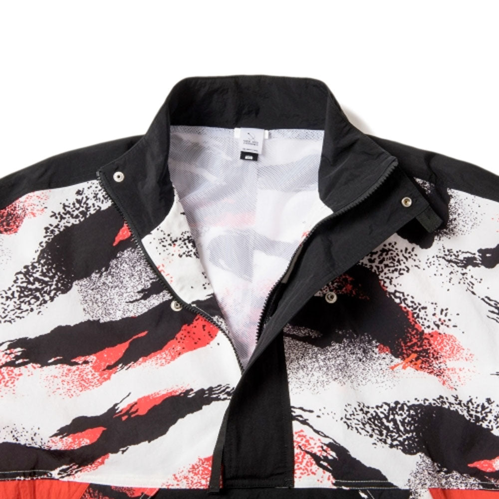 C assic Anorak Men's Track Jacket Camo Tiger White