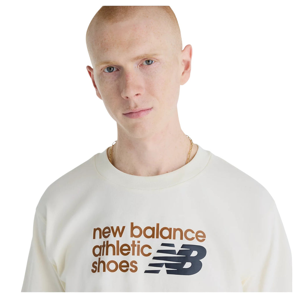 Athletics Premium Relaxed Chest Logo T-Shirt Angora