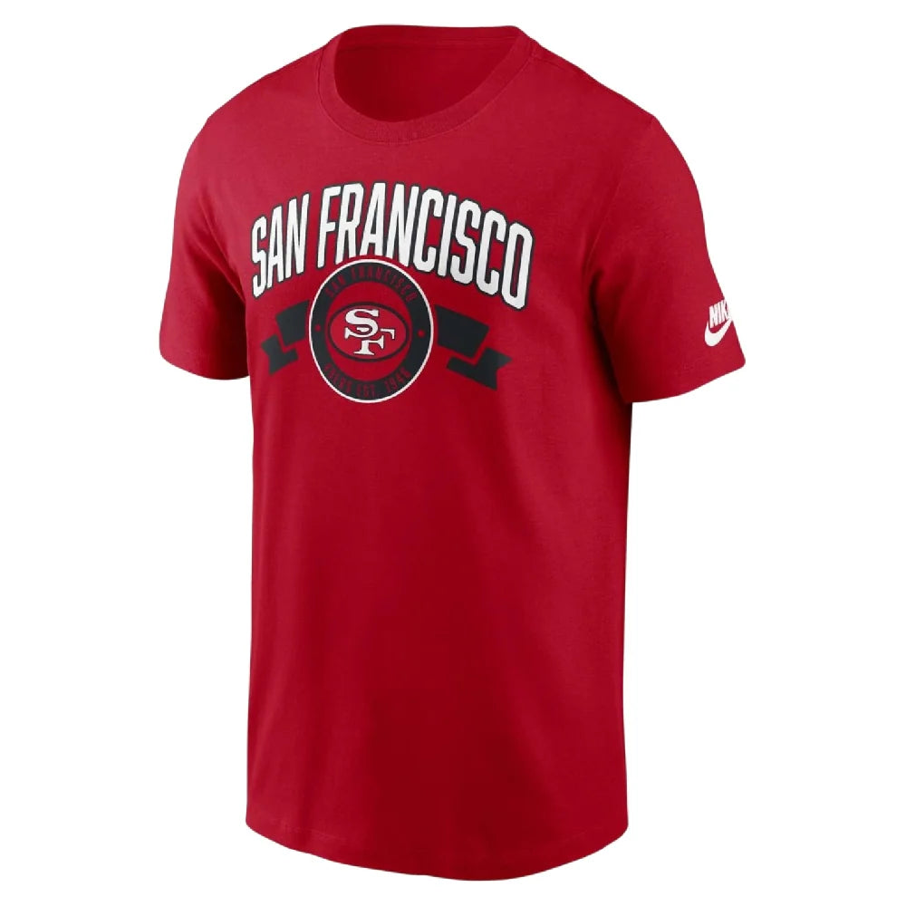 NFL San Francisco 49ers Rewind 2 Hit T-Shirt Red