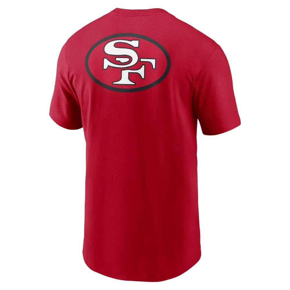 NFL San Francisco 49ers Rewind 2 Hit T-Shirt Red