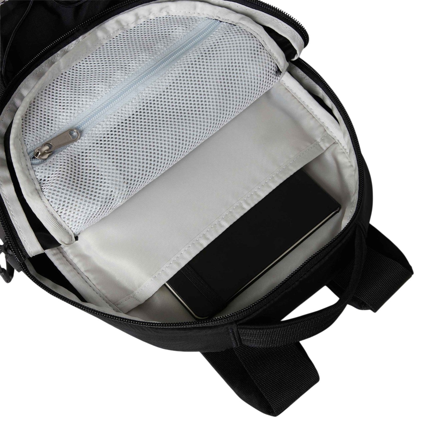 borealis mini backpack black TNF Day by day draw smartphone access on one side The North Face Borealis Mini