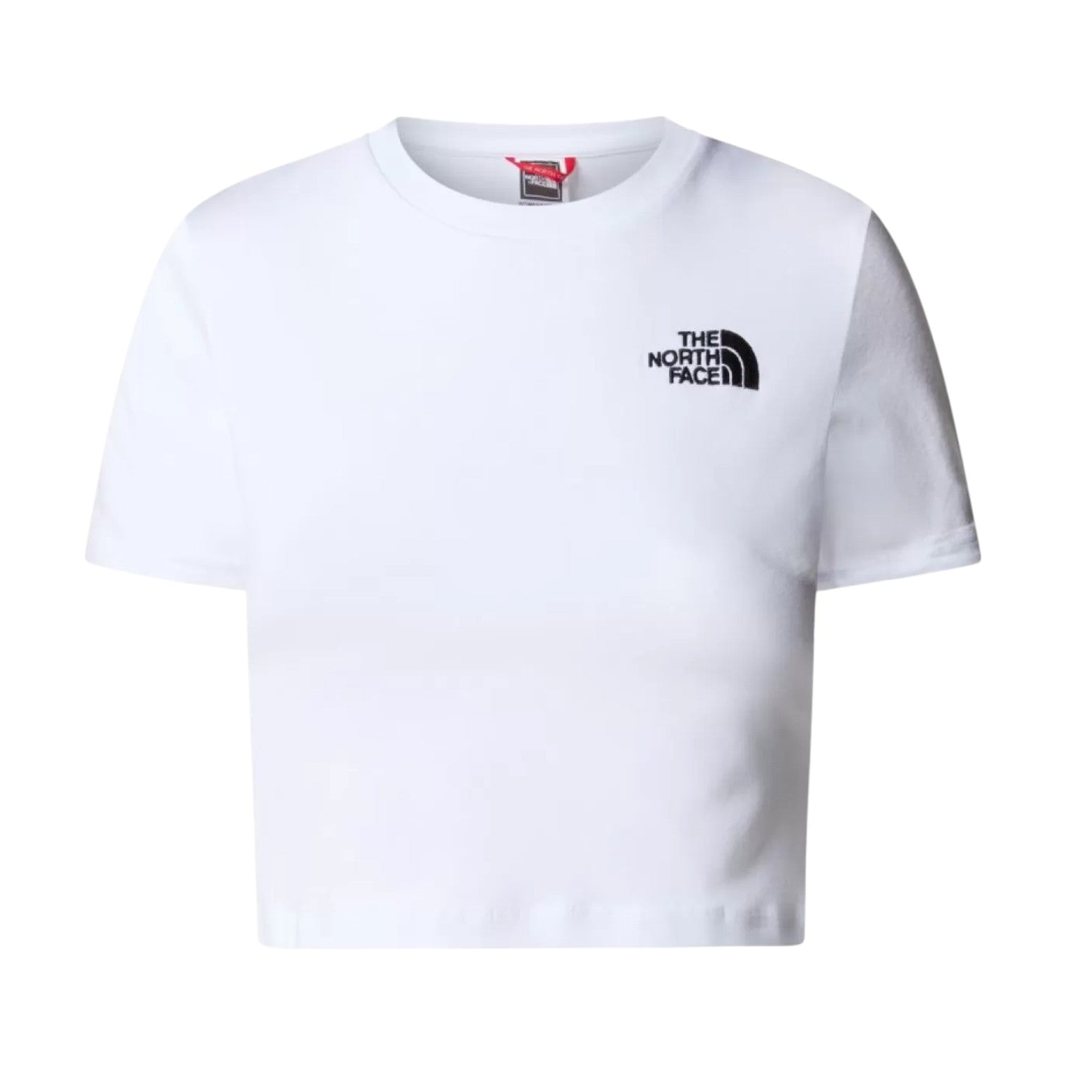 S/S Essential Cropped Slim T-Shirt White