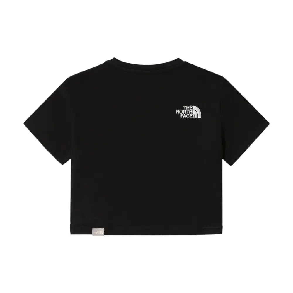 S/S Essential Cropped Slim T-Shirt Black