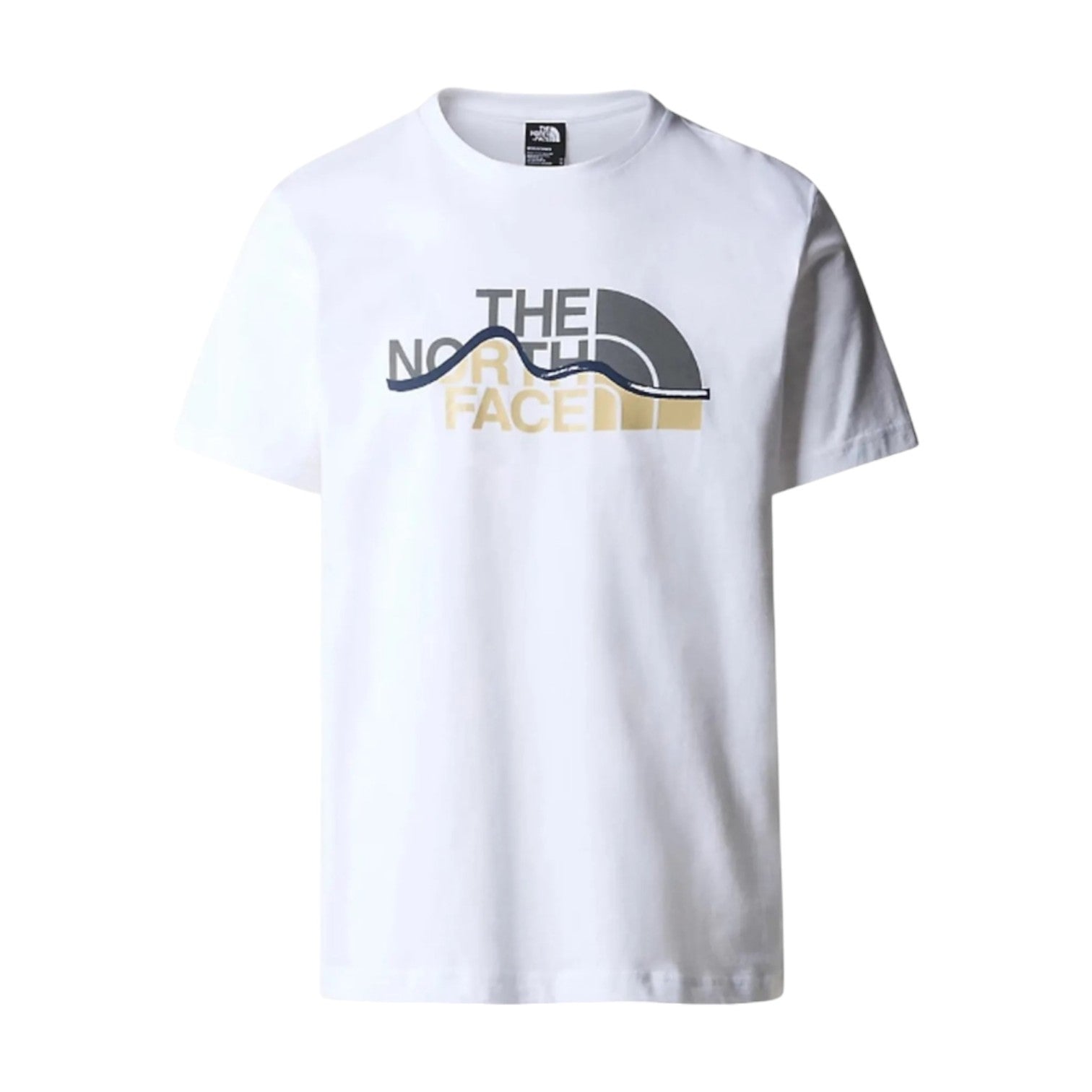 S/S Mountain Line T-Shirt White