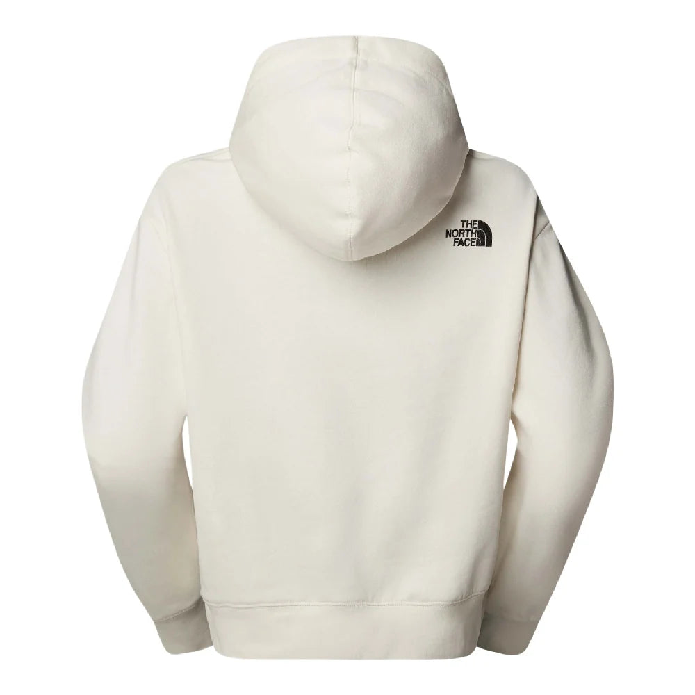 Essential Crop Hoodie White
