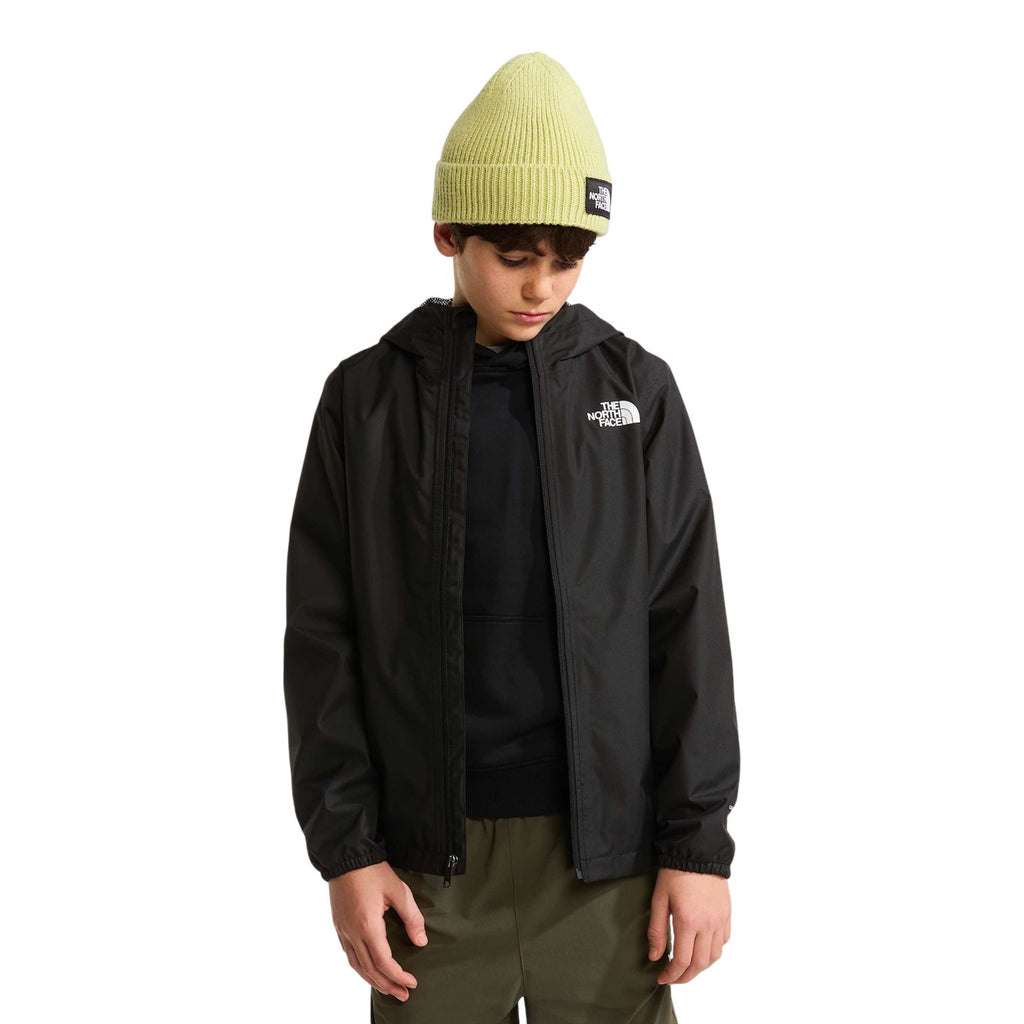 TEEN ZIPLINE RAIN JACKET TNF BLACK