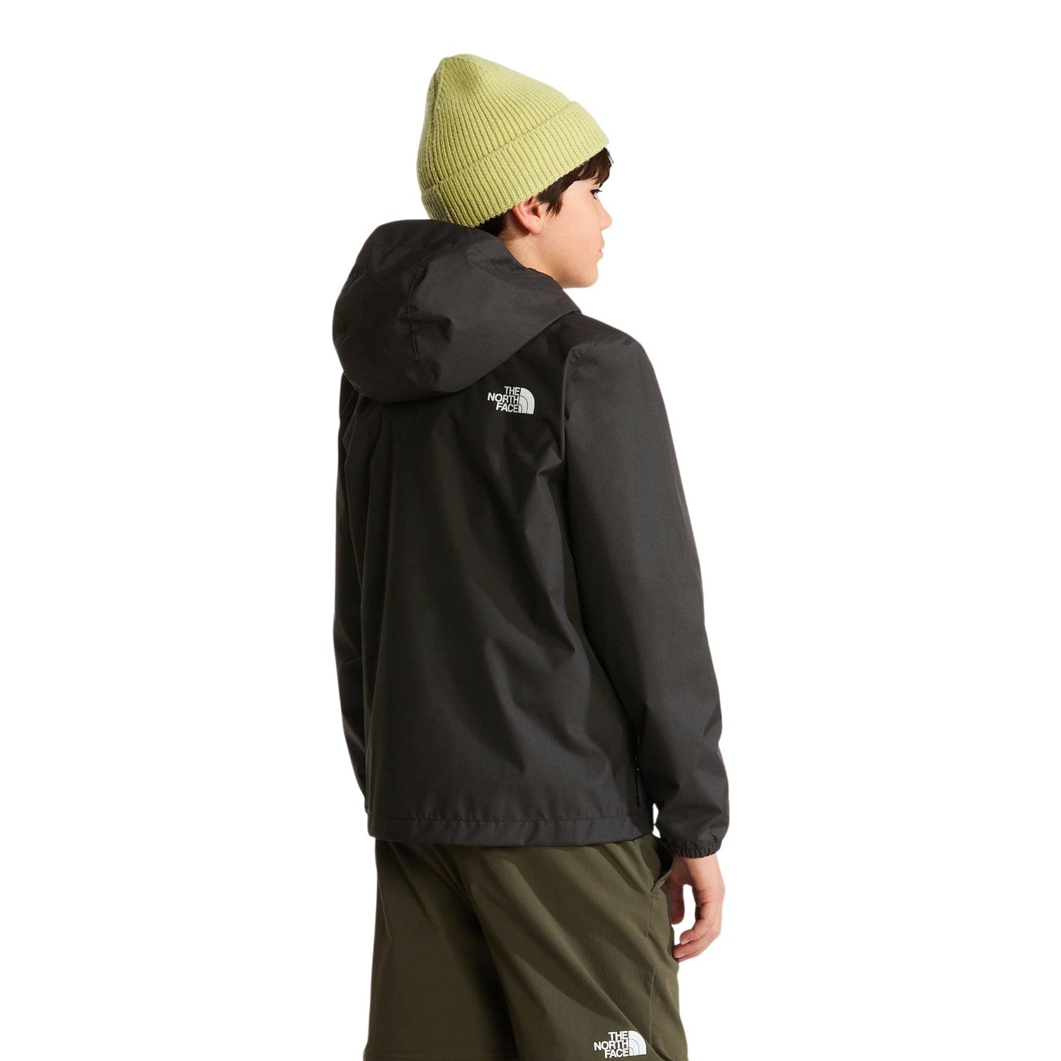 TEEN ZIPLINE RAIN JACKET TNF BLACK