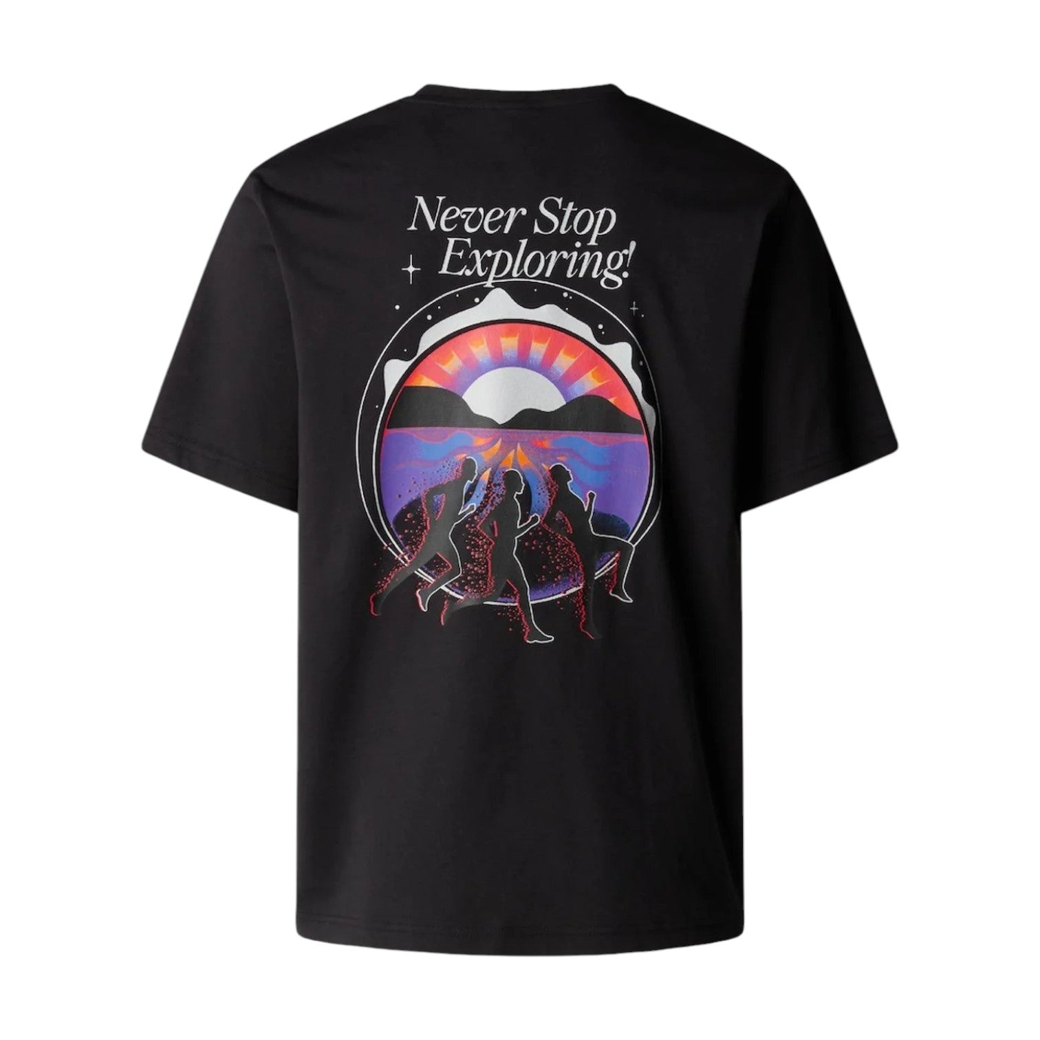 Never Stop Relaxed T-Shirt Black