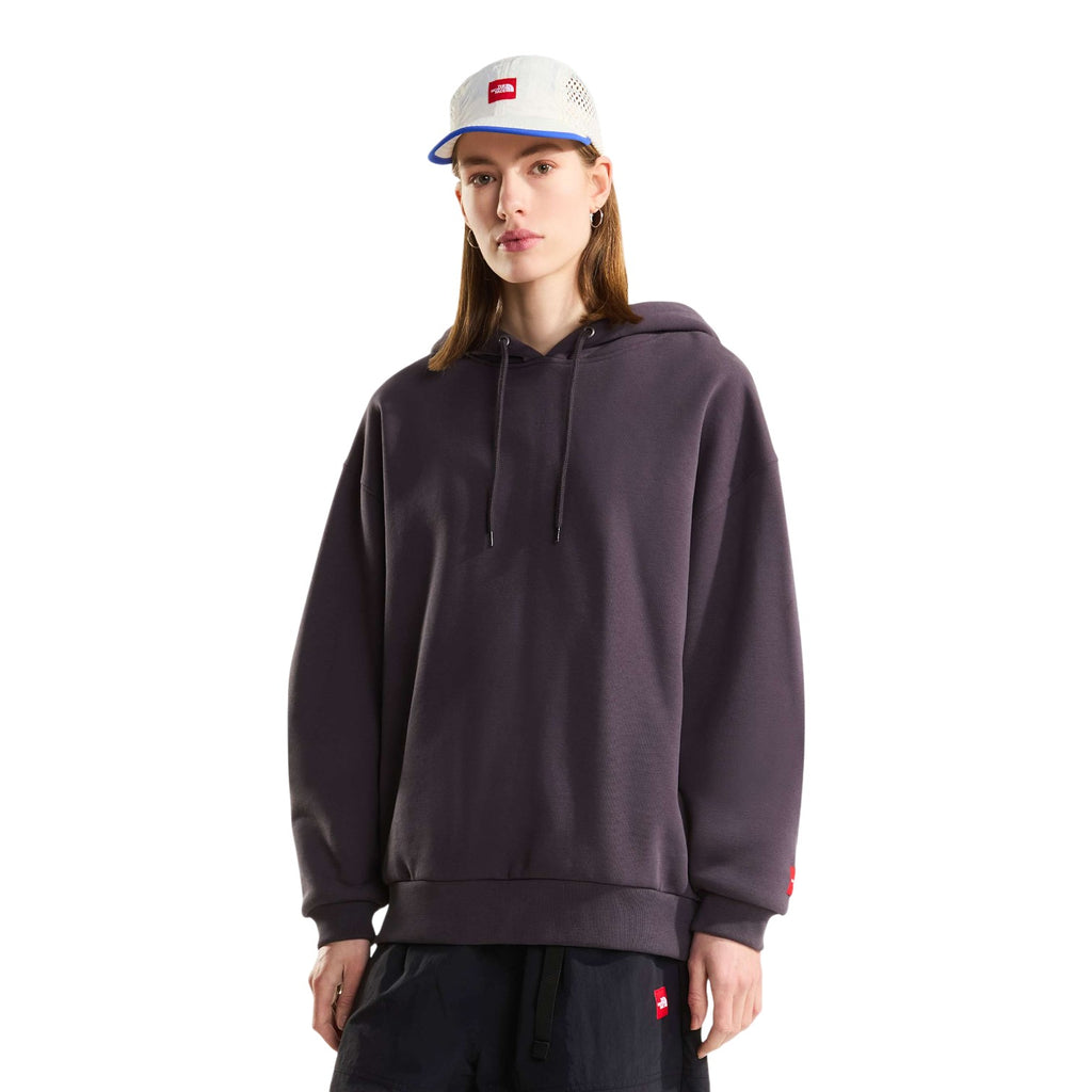 M TNF RED BOX HOODIE OBSIDIAN