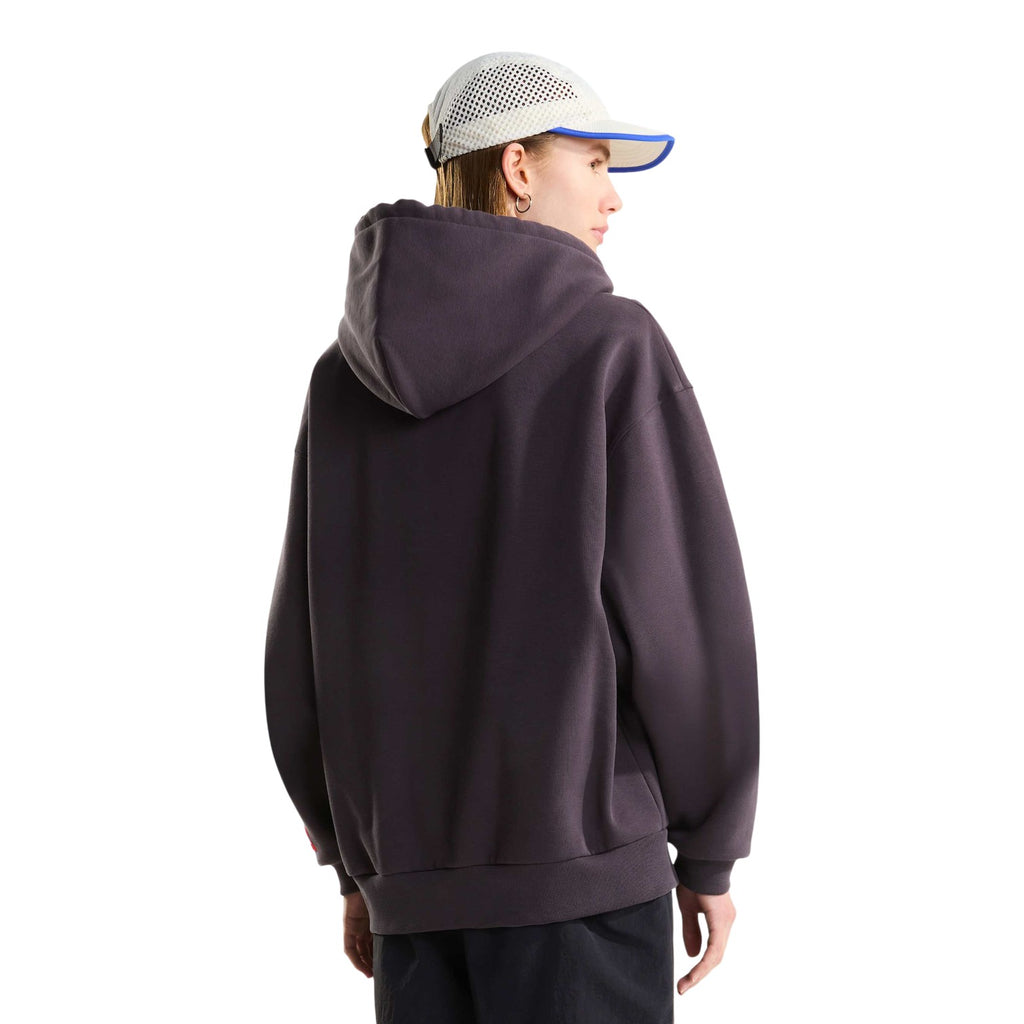 M TNF RED BOX HOODIE OBSIDIAN