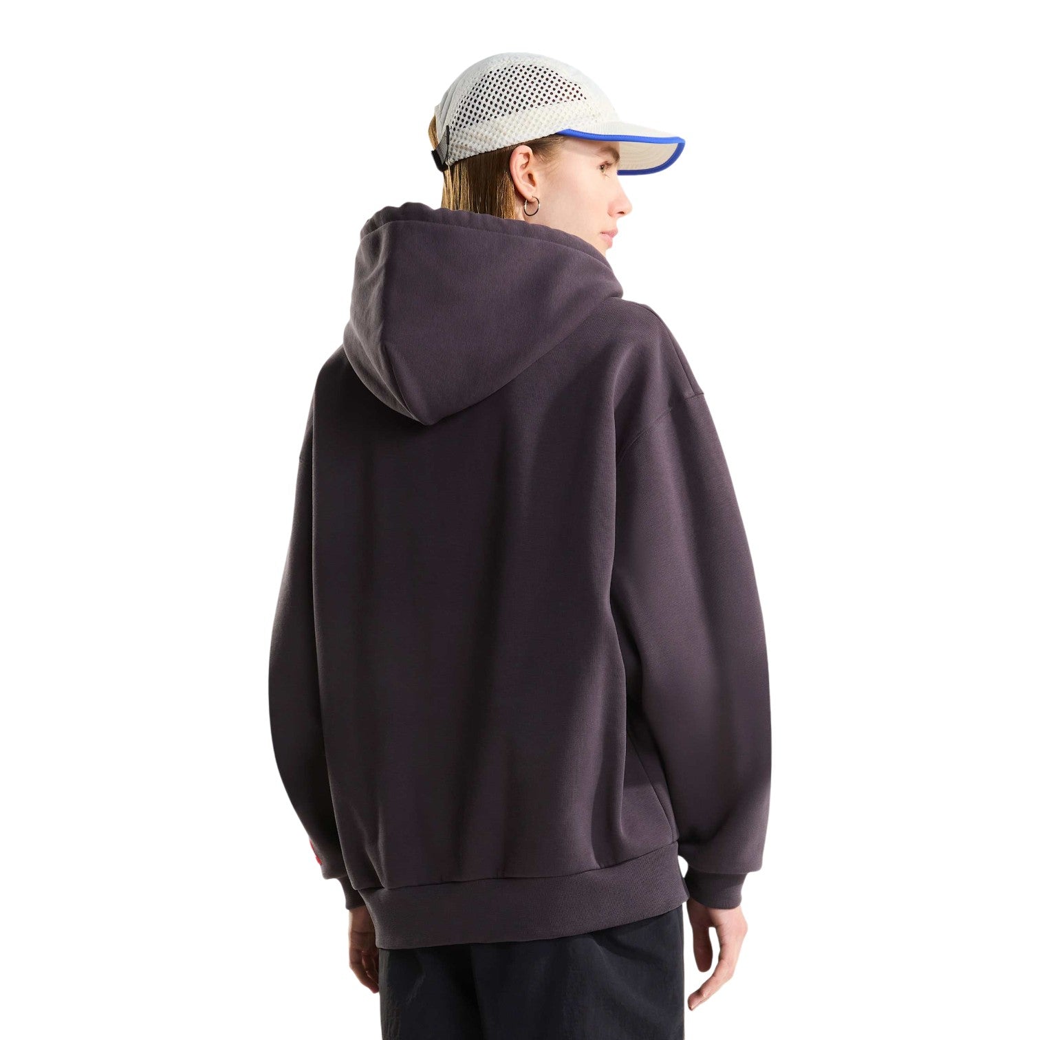 M TNF RED BOX HOODIE OBSIDIAN